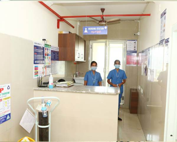 Nursing station - Sarojini Devi Hospital
